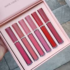 Set de 6 labiales de acabado mate