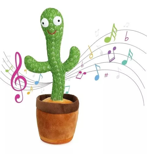 Cactus bailarín con música y grabación
