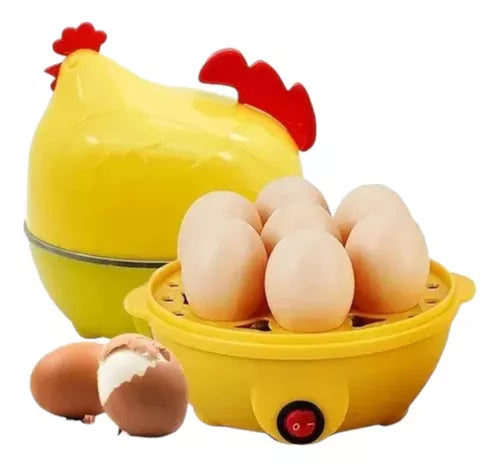 Cocedor de huevos eléctrico con diseño de gallina