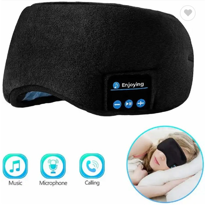 Antifaz con audífonos Bluetooth para dormir