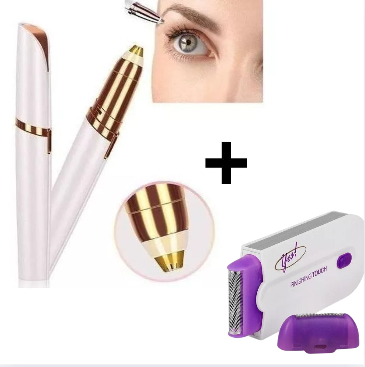 Pack depiladora Yes y depiladora de cejas