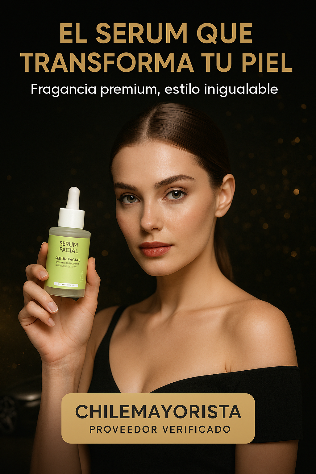 Sérum facial para cuidado de la textura de la piel