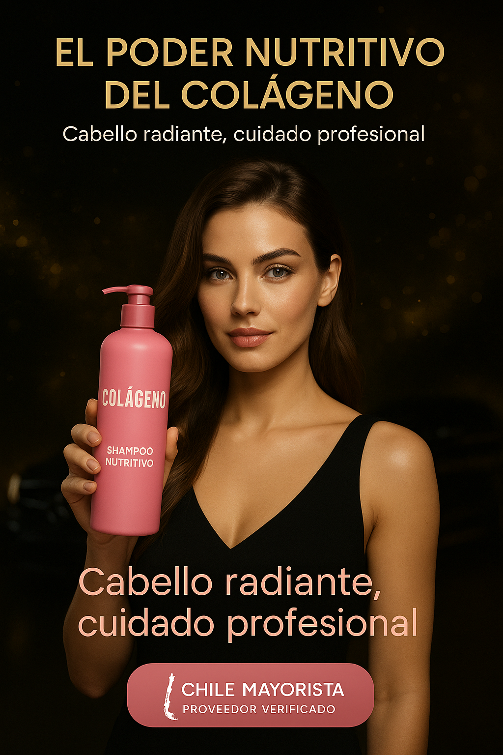 Shampoo con colágeno para cuidado capilar