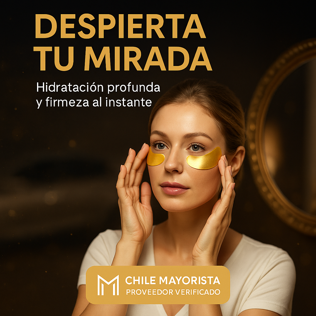 Parches de hidrogel Gold para contorno de ojos — 60 unidades