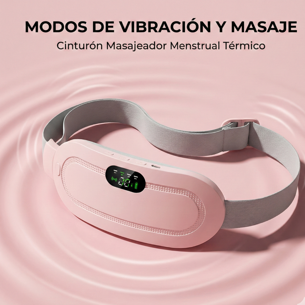 Cinturón menstrual masajeador de vientre