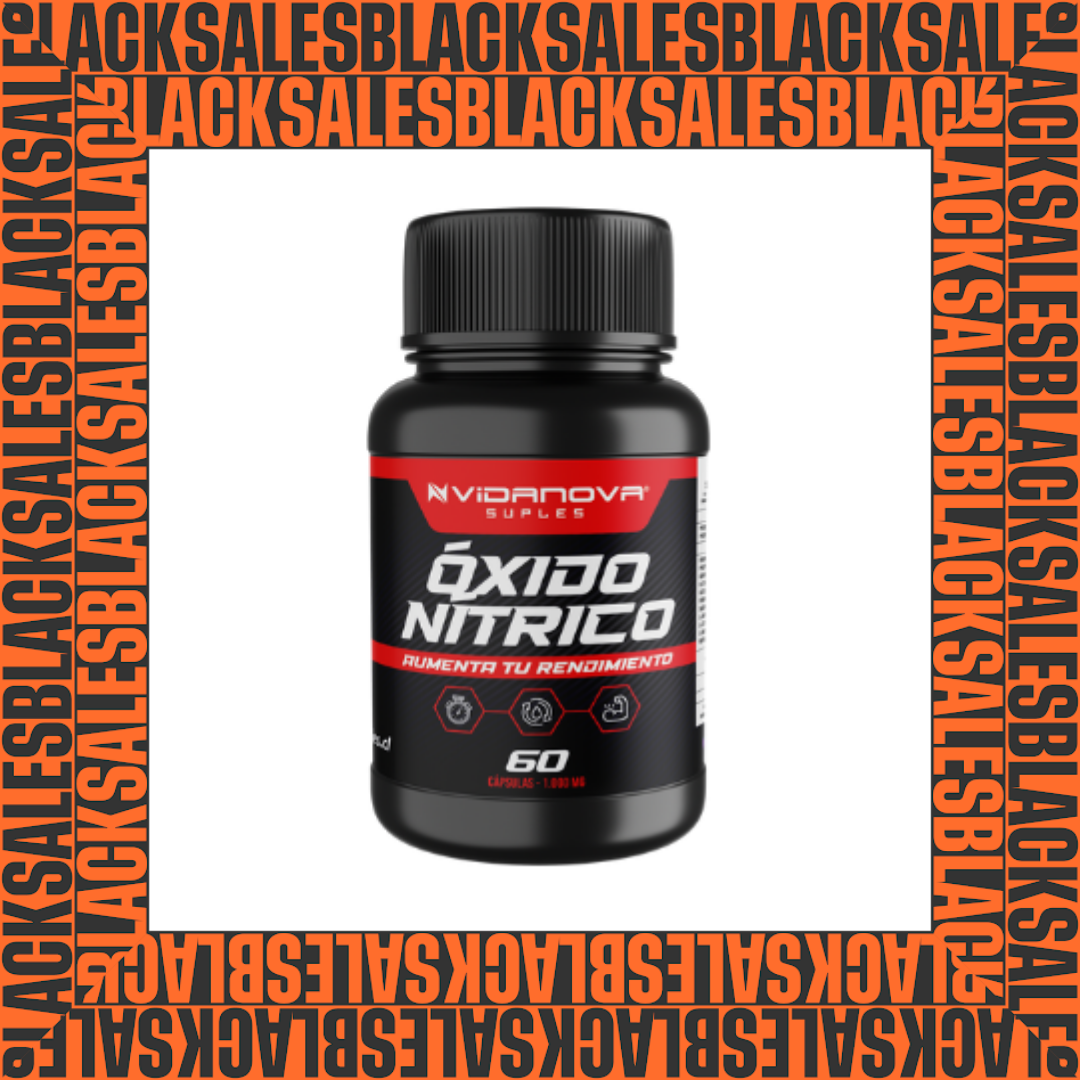 Óxido nítrico 1000 mg — 60 cápsulas