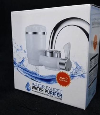 Filtro de agua para grifo con cartucho reemplazable