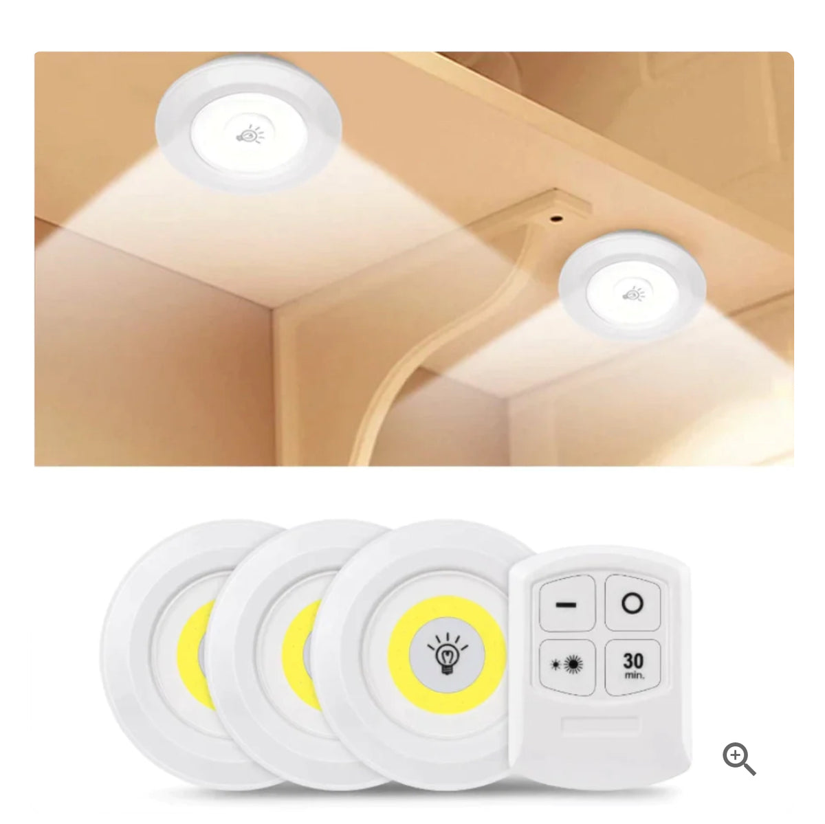 Set de luces LED con control remoto