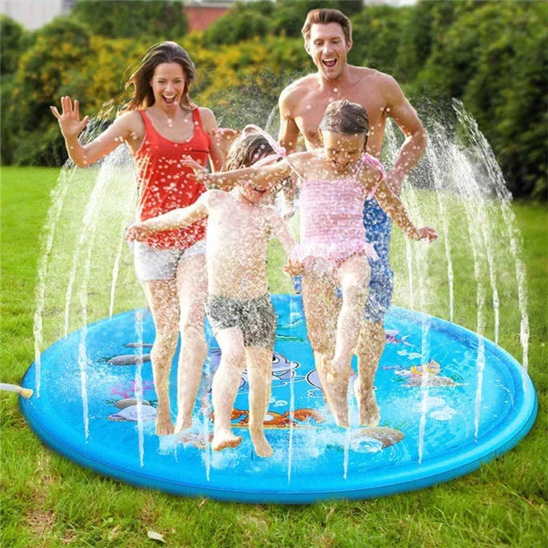 Alfombra de agua con chorros para jardín