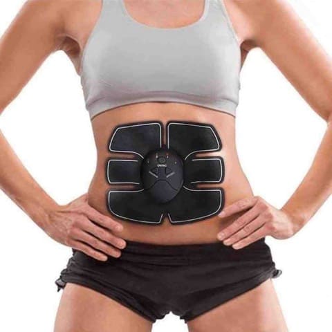 Electroestimulador abdominal con almohadilla