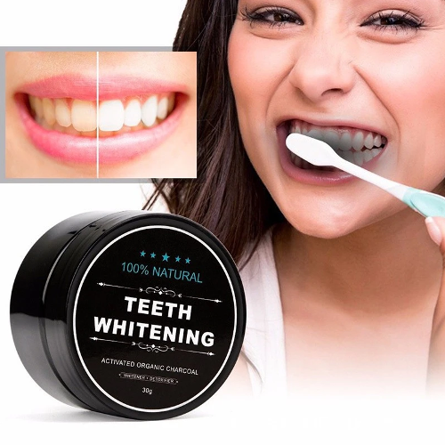 Polvo dental de carbón activado Teeth Whitening, 30 g