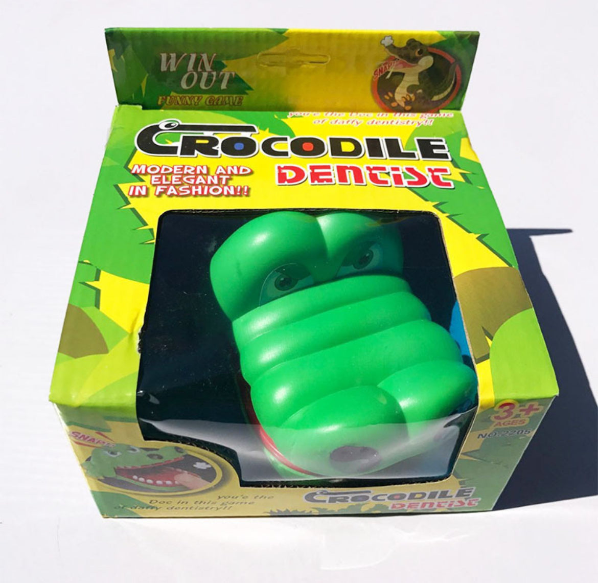 Juego del cocodrilo con dientes