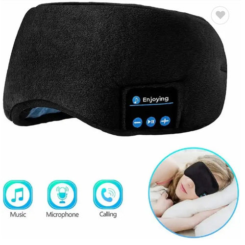 Antifaz con audífonos Bluetooth para dormir