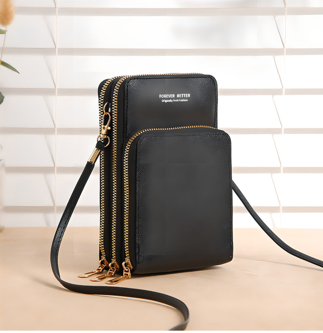 Cartera bandolera para celular — 4 colores