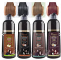 Shampoo colorante — cuatro tonos