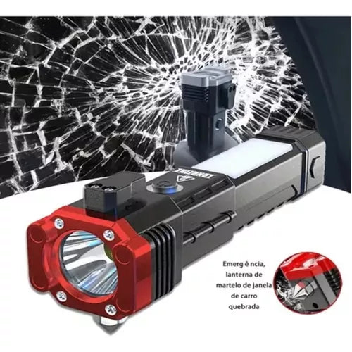 Linterna recargable para auto 4 en 1