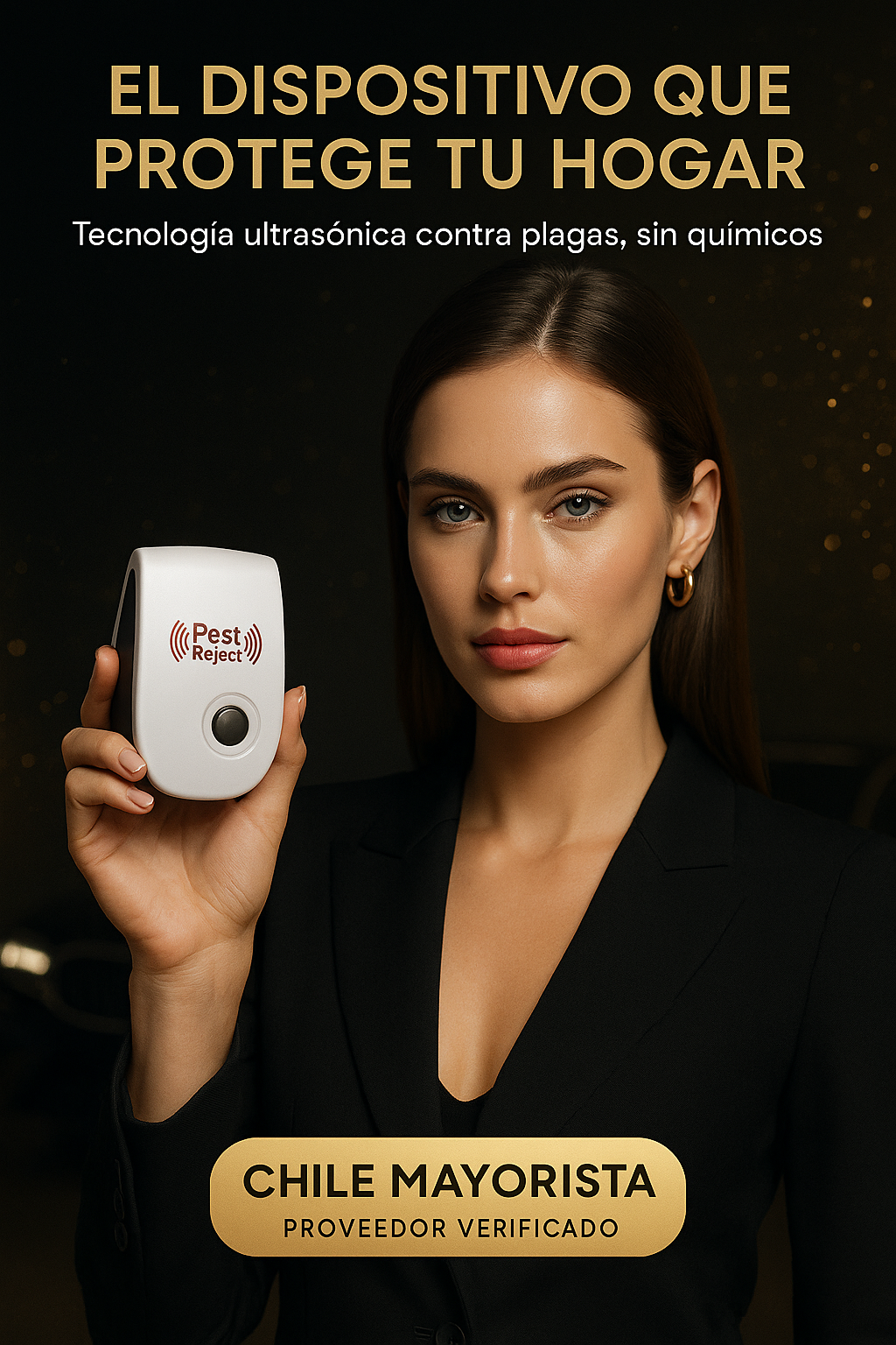 Dispositivo repelente electrónico enchufable Pest Reject