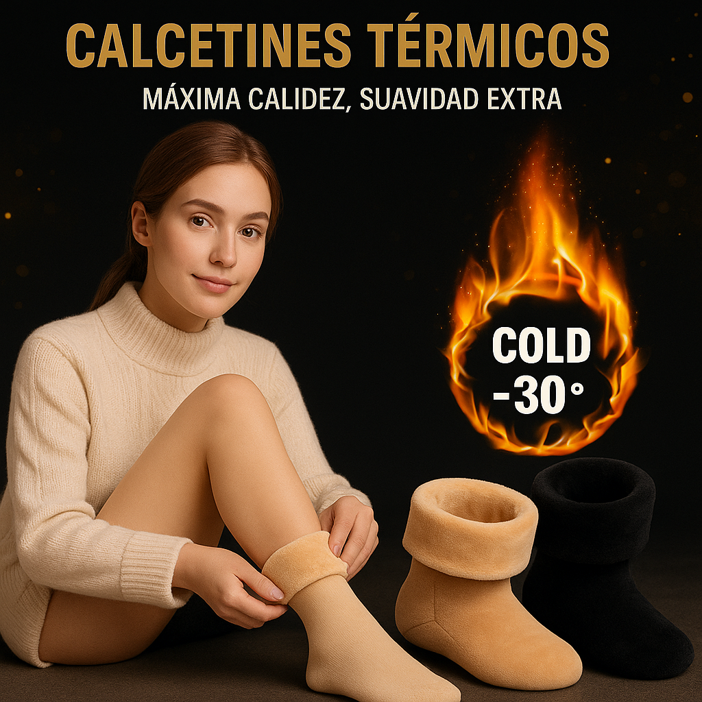 Calcetas térmicas — pack de 4 pares