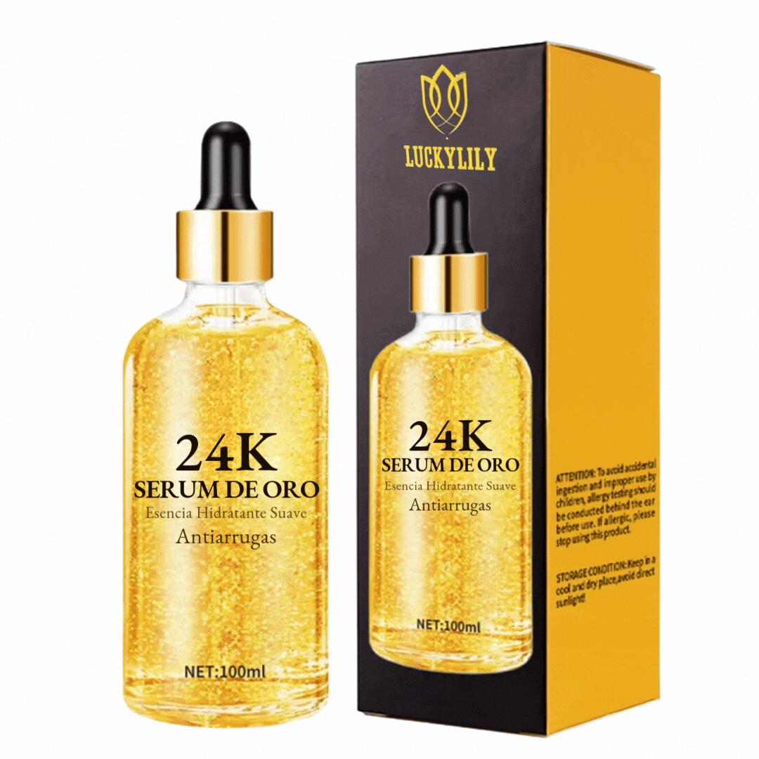 Sérum 24K Gold con ácido hialurónico — 100 ml