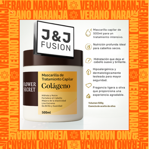 Mascarilla capilar con colágeno — 500 ml