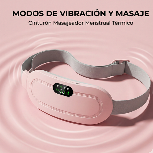 Cinturón menstrual masajeador de vientre