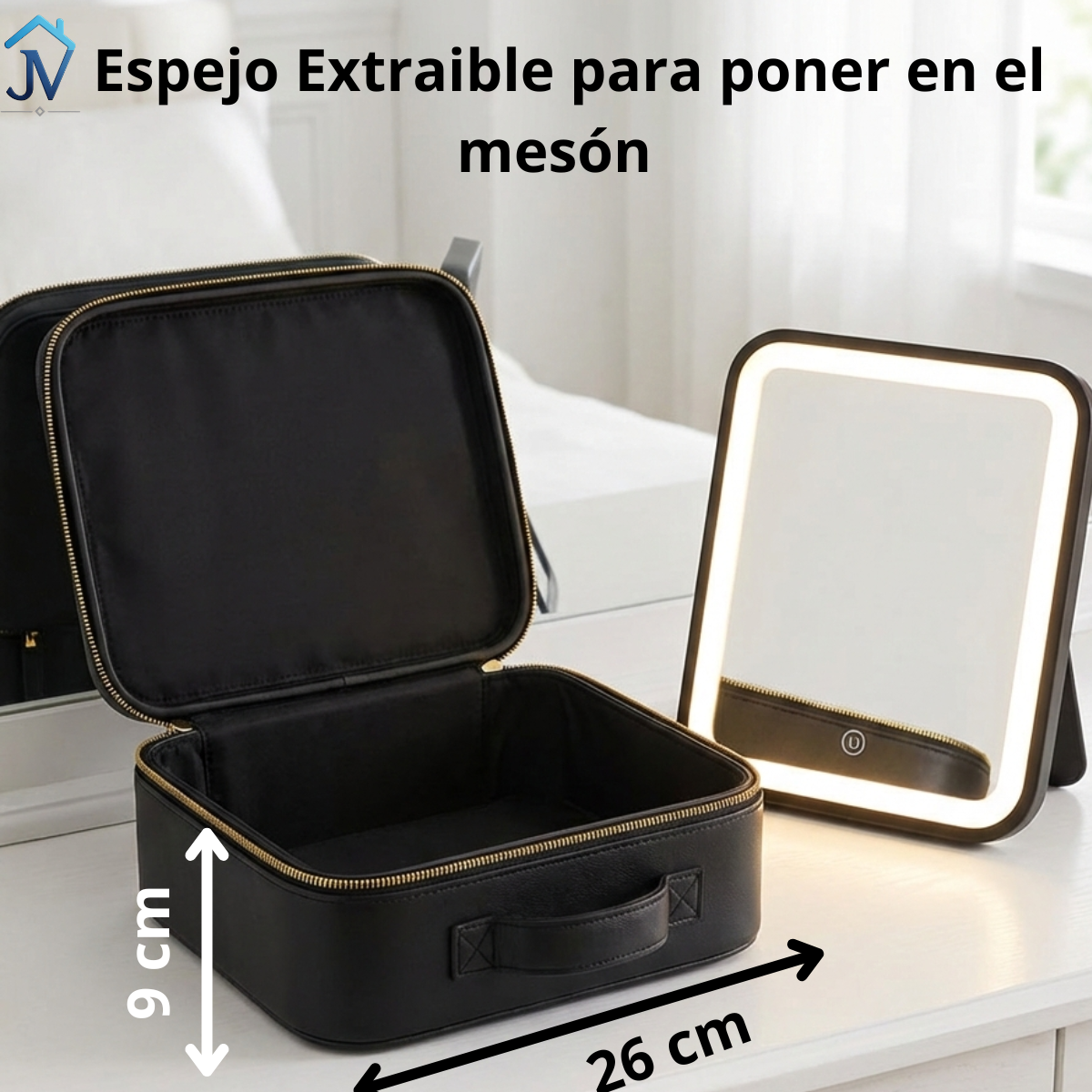 Cosmetiquero maleta de maquillaje portátil