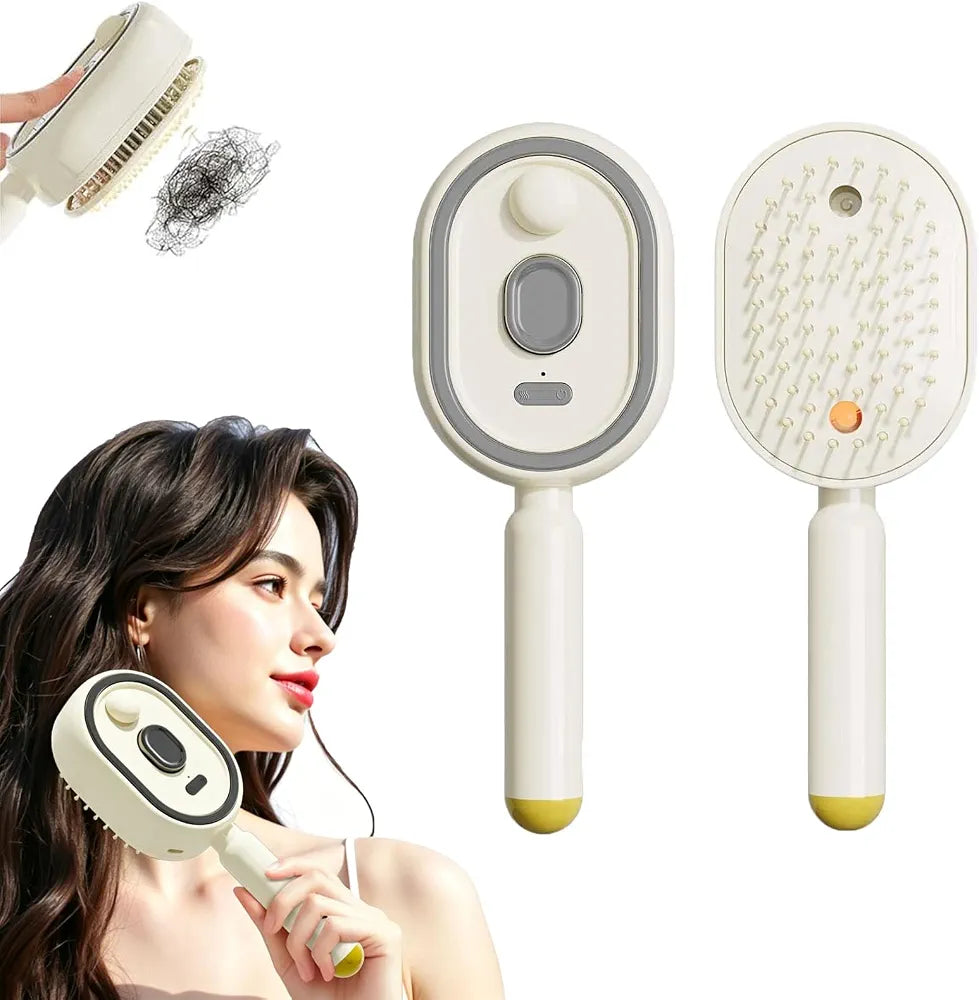 Cepillo eléctrico masajeador con pulverizador