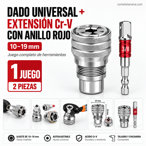 Llave de Dado Universal Multifunción