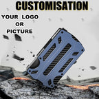 Wallet for Men & Women with Money Clip or Cash Strap - RFID Blocking Metal Wallet - Scratch Resistant Slim Card Holder Wallet