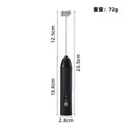 Coffee Frother/MILK Whisk+Egg Beater MINI Food Blender USB Rechargeable Handheld  Espresso Tools