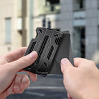 Wallet for Men & Women with Money Clip or Cash Strap - RFID Blocking Metal Wallet - Scratch Resistant Slim Card Holder Wallet