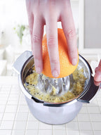 Portable Lemon Orange Manual Fruit Juicer Stainless Steel Kitchen Accessories Tools Citrus 100% Hand Pressed Juice Maker