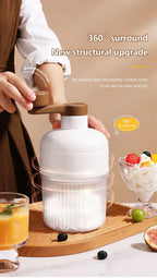 Mini Ice Crusher Portable Shaved Ice Machine Hand Operated Shaved Ice Milkshake Maker Household Smoothie Machine Kitchen Tool