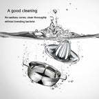 Portable Lemon Orange Manual Fruit Juicer Stainless Steel Kitchen Accessories Tools Citrus 100% Hand Pressed Juice Maker