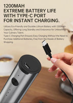 Wireless Electric Mini Milk Frother Coffee Whisk Portable Egg Beater Blender Kitchen Cooking Stirrer Cappuccino Coffee Maker