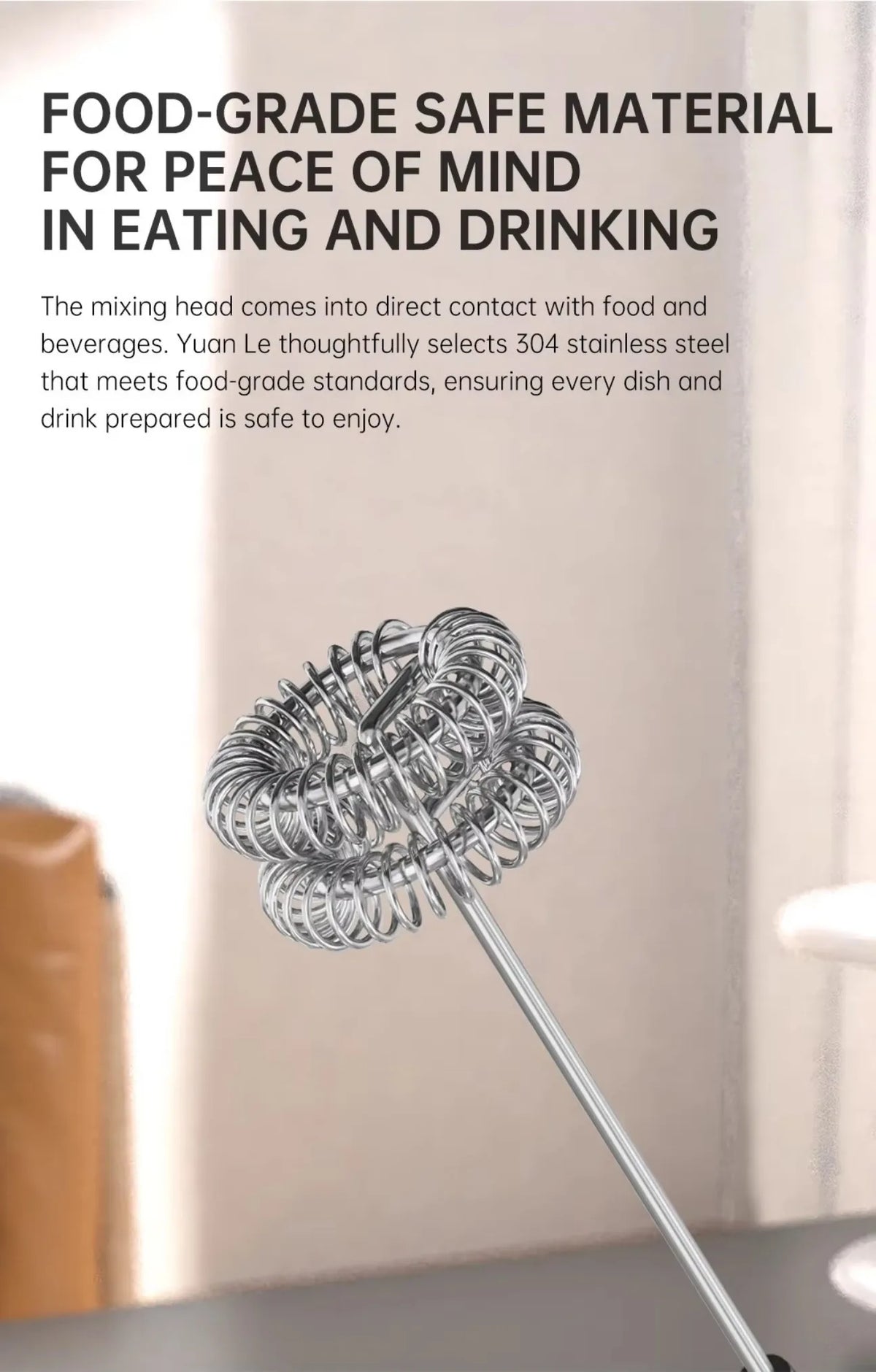 Wireless Electric Mini Milk Frother Coffee Whisk Portable Egg Beater Blender Kitchen Cooking Stirrer Cappuccino Coffee Maker