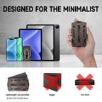 Wallet for Men & Women with Money Clip or Cash Strap - RFID Blocking Metal Wallet - Scratch Resistant Slim Card Holder Wallet