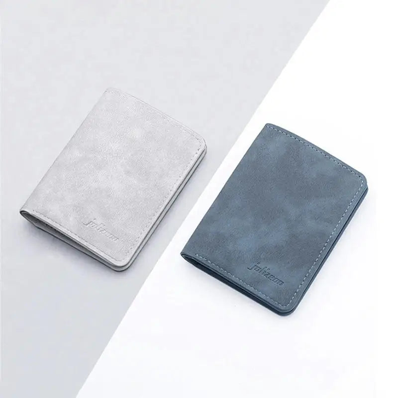 Men/Women Fashion Wallet ID/credit Card Holder Wallet for Men Multi-Card BagHolder Two Fold Small Wallet Black/gray Coin Purse