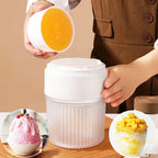 Mini Ice Crusher Portable Shaved Ice Machine Hand Operated Shaved Ice Milkshake Maker Household Smoothie Machine Kitchen Tool