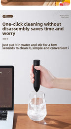 Coffee Frother/MILK Whisk+Egg Beater MINI Food Blender USB Rechargeable Handheld  Espresso Tools