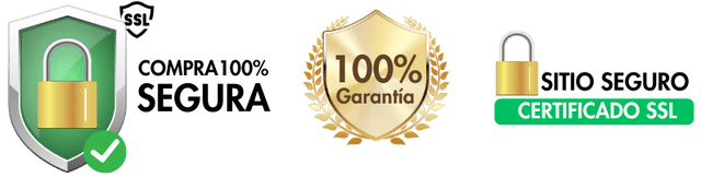 Compra segura, garantía y conexión SSL.