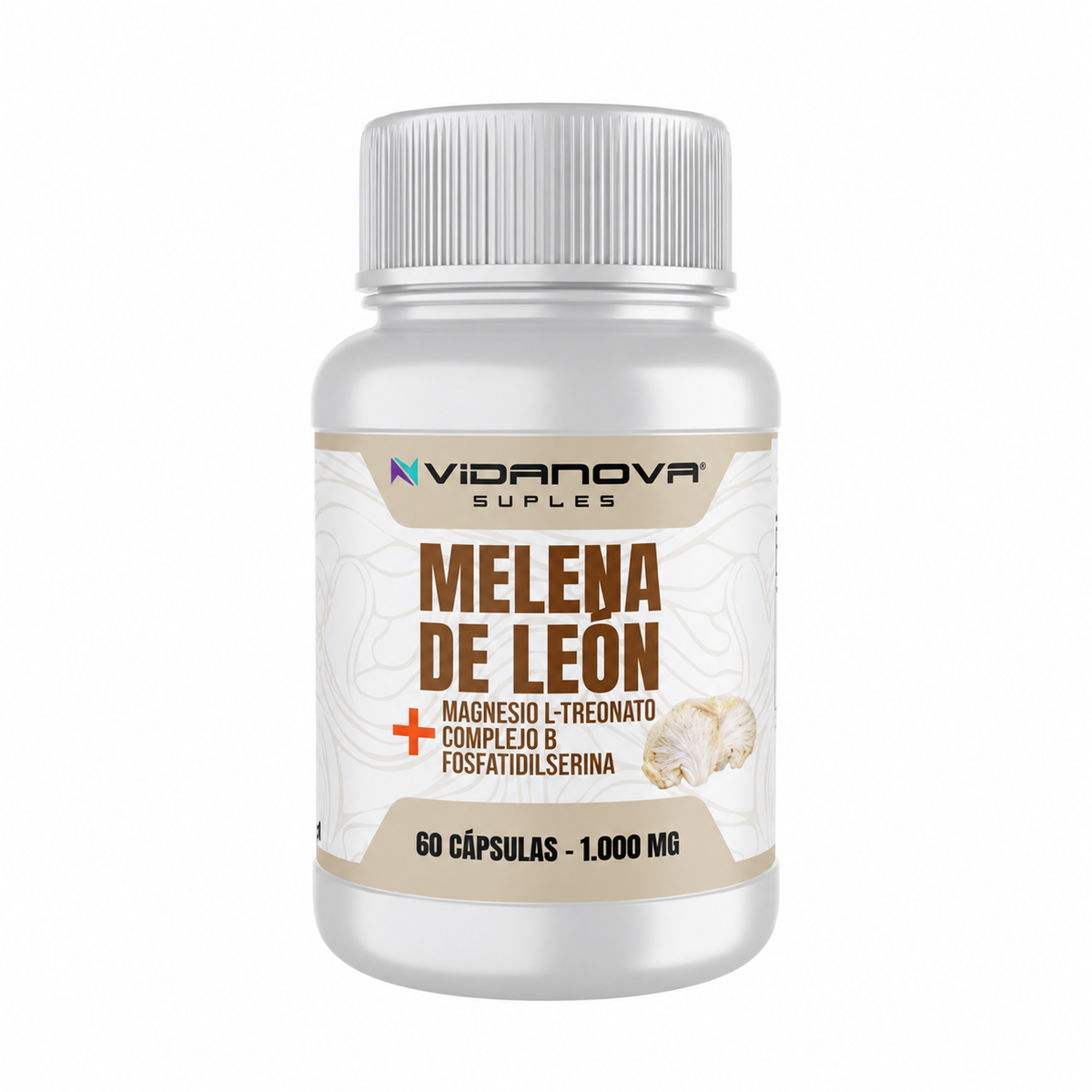 Melena de león fortificada — 60 cápsulas
