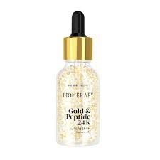 Sérum facial Gold & Peptide 24K incluido con el masajeador