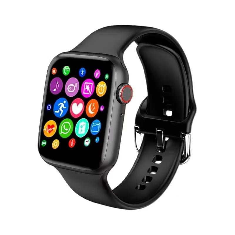 Smartwatch T500 Plus negro con pantalla a color